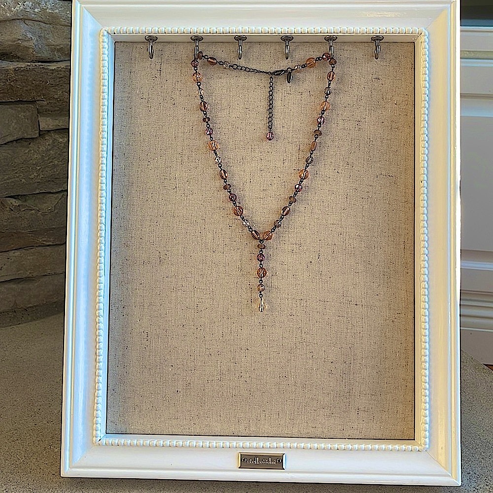 🌸 Lia Sophia Pink & Brown Beaded Y Necklace 17 to 21 inches
